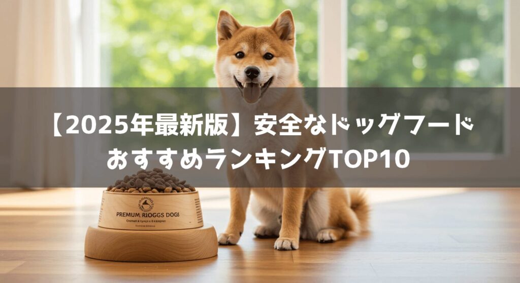 【2025年最新版】安全なドッグフードおすすめランキングTOP10